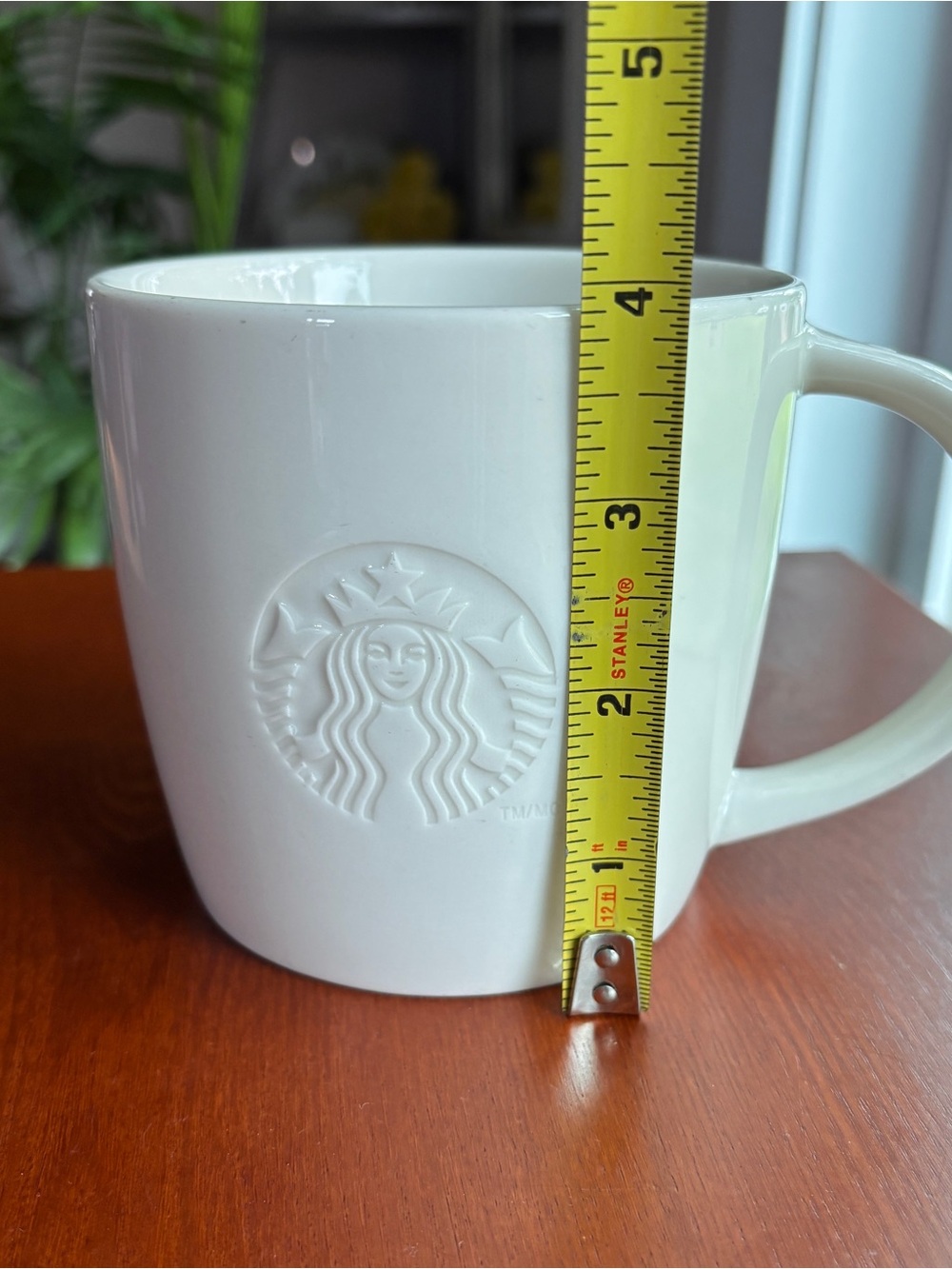 Starbucks Coffee Mug 16 oz Embossed Classic Siren Emblem - Picture 6 of 9